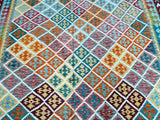 Massive Room Size Handmade Afghan Waziri Kilim Rug 5x3m