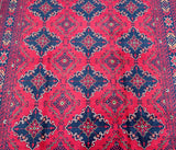 Full room size Merino wool hand knotted Afghan Kunduz rug 3x1.9m Australia