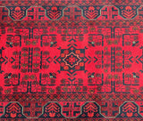 Certified Hand Knotted Afghan Hall Runner 298x79cm Shoparug