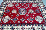 Large room size pure wool hand knotted Afghan Kazak rug 292x249cm Australia