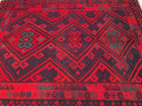 Large room size woolen handmade Afghan Meymaneh kilim rug 3.5x2.6m Australia