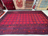 Massive room size wool hand woven Afghan Meymaneh kilim rug 507x266cm Perth