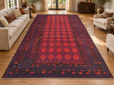 Massive room size wool hand woven Afghan Meymaneh kilim rug 507x266cm Australia