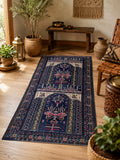 Collectible pure wool vintage handmade Afghan Balouchi Prayer rug Australia