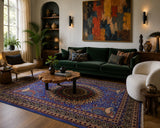 lambs wool dome design hand knotted Afghan Roshnai rug 220x150cm Fremantle