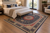 Full room size lambs wool traditional handmade Afghan Roshnai rug 290x205cm Perth