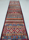Lambs wool handmade Afghan super Kazak hall runner rug 292x80cm Fremantle
