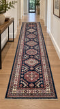 Lambs wool hand knotted Afghan super Kazak hall runner rug 305x90cm