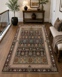 Rare lambs Wool handmade Afghan super Kazak rug 1.85x1.3cm