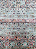 Decorative Coffee Table To Room Size Hand Knotted Afghan Super Kazak Rug 2x1.5m