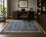 Lambs wool Serapi design handmade Afghan Super Kazak rug 2x1.5m