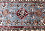Authentic Hand Knotted Afghan Super Kazak Rug Shoparug