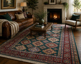 Afghan Super Kazak Rug 2.4x1.8m