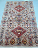 Full room size hand knotted Afghan Super Kazak rug 271x182cm Perth
