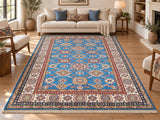 Full room size lambs wool hand knotted Afghan super Kazak rug 2.8x2.1m Perth