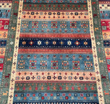Full room size Gabbeh design handmade Afghan Royal Kazak rug 282x206cm Perth