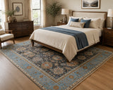 Full room size wool hand knotted Afghan royal Kazak rug 3x2m