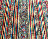 Large Room Size Shawl Design Handmade Afghan Super Kazak Rug 3x2.5m Australia