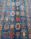 Full room size lambs wool handmade Afghan Ferahan Kazak rug 3.2x2.15m
