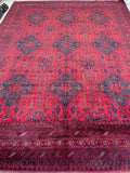Massive Room Size Authentic Handmade Afghan Kunduz Rug 4x3m Perth