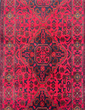 Wool Hand Knotted Tribal Afghan Kunduz Hall Runner Rug 201x80cm Shoparug