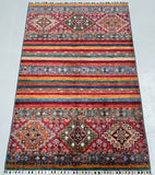 Certified Handmade Afghan Rug 146x94cm