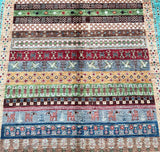 Gabbeh Afghan Super Kazak Rug 2.9x2.1m