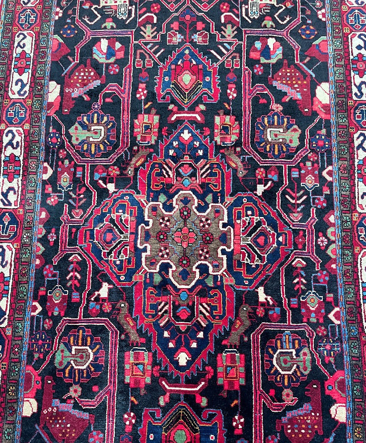 Vintage Persian Tuserkan Rug 3x1.6m