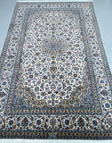 Full room size lambs wool handmade Persian Kashan rug signed 300x200cm Perth