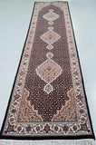Handmade Indian Jaipur Mahi Tabriz Hall Runner Rug 309x82cm Adelaide