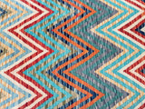 4.8m long wool Boho hand woven Afghan Meymana kilim hall runner rug