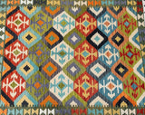 Decorative Hand Woven Boho Design Tribal Afghan Aryana Kilim Rug