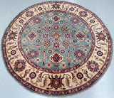 Certified Handmade Afghan Round Rug 200x200cm Shoparug