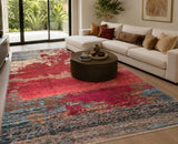 Room size lambs wool contemporary hand knotted Afghan Gabbeh rug 2.4x1.7m
