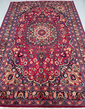 Fine large room size dome design handmade Persian Mood rug 3x2m Hobart