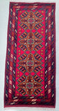 Door Mat Size Authentic Handmade Afghan Kunduz Rug 101x47cm Perth