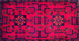 Door Mat Size Authentic Handmade Afghan Kunduz Rug 97x52cm Australia