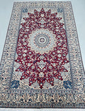 Certified Handmade Persian Nain Rug 252x157cm