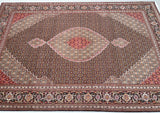 Superfine full room size fish design handmade Persian Tabriz rug 3x2m Perth