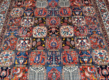 Massive room size garden design handmade Persian Bakhtiari rug 410x300cm