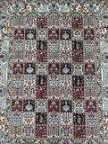 Superfine wool and silk garden design Persian Birjand rug 2x1.5m Australia