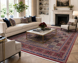 Large room size wool garden design handmade Persian Birjand rug 360x245cm