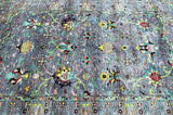Room size lambs wool hand knotted Afghan Chobi rug 2.4x1.7m