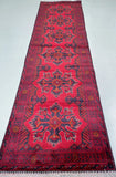 Genuine Handmade Tribal Afghan Kunduz Hall Runner Rug 290x78cm Australia