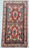 Door Mat Size Hand Knotted Afghan Chobi Rug 99x63cm Shoparug