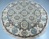 Certified Handmade Afghan Round Rug 220x211cm Australia