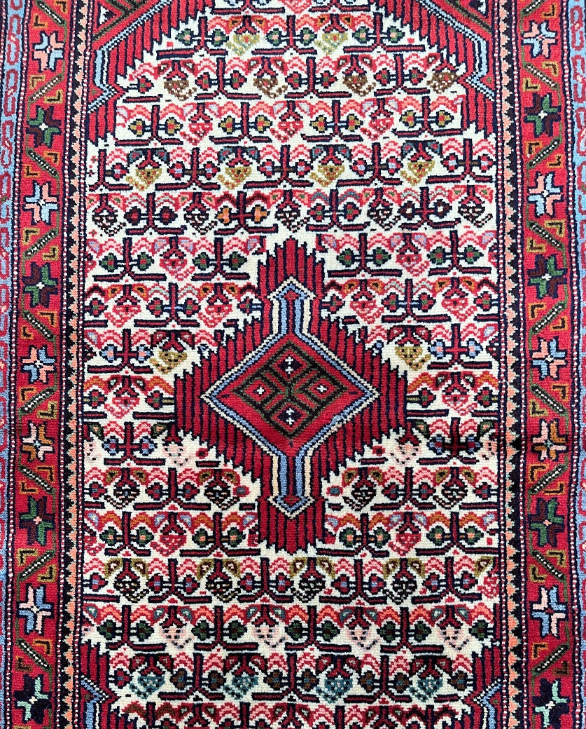 Tribal Persian Hamedan Rug 1.3x0.8m