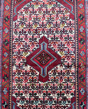 Wool Tribal Handmade Persian Hamedan Asadabad Rug 127x76cm Shoparug