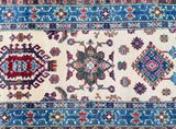 Extra Long Wool Handmade Afghan Kazak Hall Runner Rug 585x80cm Australia