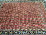 Top quality large room size hand knotte Persian Tabriz rug 3.5x2.5m